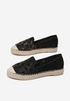 Czarne Espadryle Stop Number