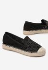 Czarne Espadryle Stop Number
