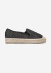 Czarne Espadryle Abstain