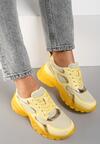 Żółte Sneakersy Brethyse