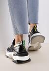 Czarne Sneakersy Leuceris