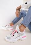 Biało-Fuksjowe Sneakersy Noonhold