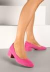 Pantofi cu toc Fucsia