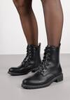 Czarne Klasyczne Botki Workery Morienne