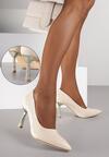 Pantofi stiletto Avadvire Bej