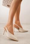 Pantofi stiletto Natonale Bej