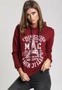 Bordowa Bluza Paris College