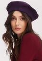 Ciemnofioletowy Beret Day On