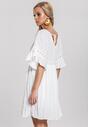 Biała Sukienka Suntan