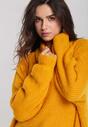 Musztardowy Golf Oversize Malia