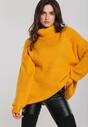 Musztardowy Golf Oversize Malia