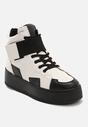 Czarno-Białe Sneakersy Rivka