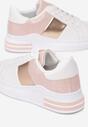 Biało-Różowe Sneakersy Shanon