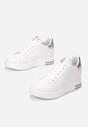 Biało-Złote Sneakersy Siniophe