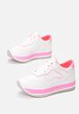 Biało-Różowe Sneakersy Orselise