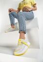 Żółte Sneakersy Lilias