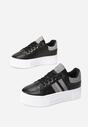 Czarne Sneakersy Elashor
