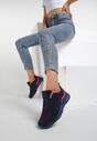 Granatowo-Fuksjowe Buty Sportowe Thalure