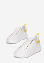 Biało-Żółte Sneakersy Loraelis