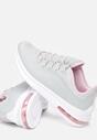 Szaro-Różowe Sneakersy Quburn