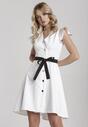 Biała Sukienka Coreanah