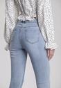 Jasnoniebieskie Jeansy Skinny Coraphise