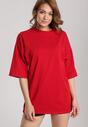 Czerwony T-shirt Oversize  Orileia