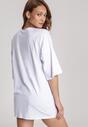 Biały T-shirt Oversize  Orileia