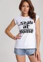 Biały T-shirt Loraisea