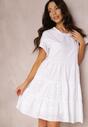 Biała Sukienka Corralle