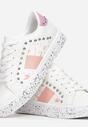 Biało-Różowe Sneakersy Shylith