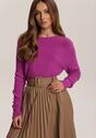 Fioletowy Sweter Saryra