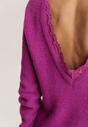 Fioletowy Sweter Saryra