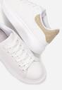 Biało-Beżowe Sneakersy Drenless