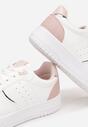 Biało-Różowe Sneakersy Thessaros