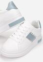 Biało-Niebieskie Sneakersy Phiakea