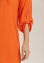 Pomarańczowa Sukienka Aegadina