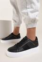 Czarne Sneakersy Amriel