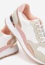 Biało-Różowe Sneakersy Lorevien