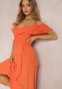 Pomarańczowa Sukienka Chelgana