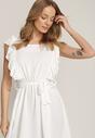Biała Sukienka Alexolphi