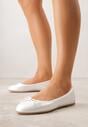 Białe Balerinki Nospe