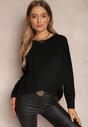 Czarny Sweter Oversize Serne