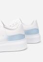 Biało-Niebieskie Sneakersy Asteina