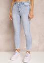 Jasnoniebieskie Jeansy Skinny  Basare