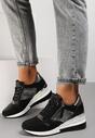 Czarne Sneakersy Thellerine