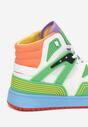 Zielono-Fioletowe Sneakersy Philena