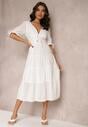 Biała Sukienka Evonia