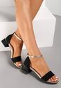 Czarne Sandały Calone