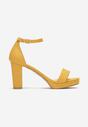 Żółte Sandały Basima